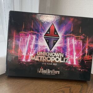 初回生産限定盤 （取） 三代目 J Soul Brothers from EXILE TRIBE 3DVD/LIVE TOUR 2017 UNKNOWN METROPOLIZ 18/3/21発売