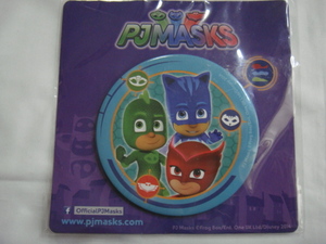 PJMASKS・しゅつどう！パジャマスク^,,.Disney・ディズニー*BIG缶バッジ_.,,^「新品」