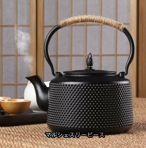 鉄瓶 鉄 伝統工芸品 電気コンロ 炭火 ih調理器 直火 対応 (Size : 1500ML)