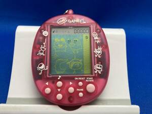 【動作品】LSIゲーム たまごっちマメゲーム赤 ゲームウォッチ LCD BANDAI 携帯ゲーム TAMAGOTCH MAMEGAME レトロ