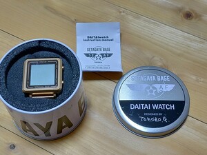 SETAGAYA BASE 世田谷ベース DAITAI 時計 / ダイタイ 腕時計 ウォッチ ピンクゴールド 2018年