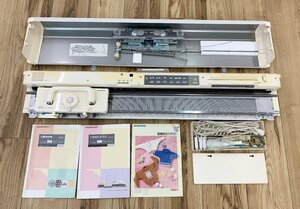 【rmm】SILVER REED シルバーリード SK580 AmAm あむあむ 編み機 電子編み機 通電確認のみ ジャンク