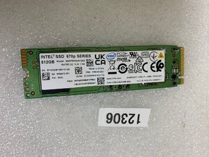 NVMe PCIe SSD512GB INTEL SSD670P NVMe M.2 PCIe SSD512GB MGF 2280 SSD使用時間1時間