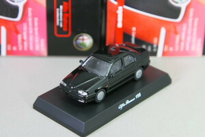 京商 1/64 アルファロメオ アルファ 155 ブラック アルファロメオ ミニカーコレクション1 Kyosho 1/64 Alfa Romeo Alfa 155 black