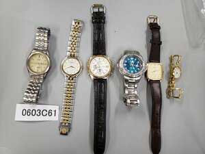 0603C61　腕時計　ジャンク品　おまとめ6点　SEIKO　CITIZEN　セイコー　など