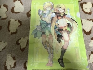 F004クリアファイル　フラワーナイトガール(花騎士) DMM 公式設定資料集　メロンブックス特典　非売品　暴力にゃ長