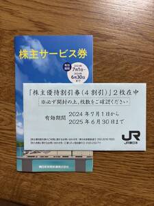 JR東日本株主優待２枚＋サービス券（送料込み）