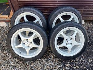 ENKEI Racing RP02 16インチ7J +43 PCD100 205/45R16 4本セット　ロードスター 他