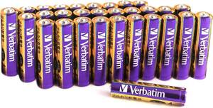 単4/30本セット バーベイタム Verbatim 単4形アルカリ乾電池 30本セット アイ・オー・データの国内サポートで安心 L