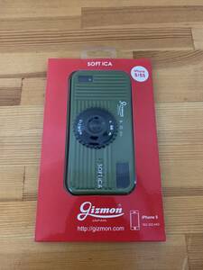 AGOR アゴール GIZMON GIZ-SICA-DG ダークグリーン iPhone5/5s SOFT iCA iPhone ケース