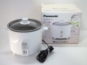 ★ Panasonic パナソニック SR-MC03-W 1.5合炊き ミニクッカー 2021年製 炊飯器 電気鍋 キッチン家電 コンパクトサイズ ★