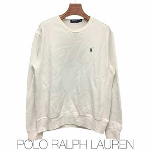 POLO RALPH LAUREN, ポロラルフローレン, スウェット ,トレーナー ,ホワイト ,古着 ,Mサイズ