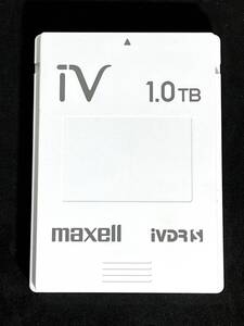 ★ 動作品 ★ 1TB ★　iVDR-S　カセットハードディスク　マクセル/maxell　ホワイト 1TB HDD　アイヴィ　動作品　M-VDRS IVDRS Wooo対応 ①