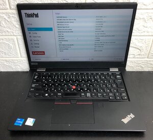 1円～ ■ジャンク LENOVO ThinkPad L13 Gen2 / Core i5 1135G7 2.40GHz / メモリ16GB / ストレージ無し / 13.3型 / OS無し / BIOS起動可