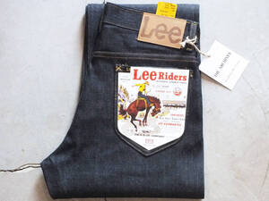 新品 W31 Lee ARCHIVES RIDERS 101-Z 1962MODEL RIGID リー アーカイブス ライダース サイド黒タグ 片耳 ジーンズ 生デニム 左綾