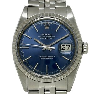 ROLEX ロレックス 1603 Date Just デイトジャスト ブルー 自動巻き J63349 セール