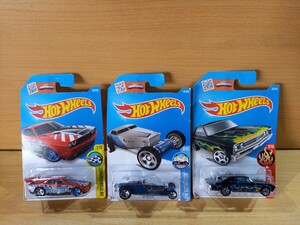 【N】HotWheels ミニカー　未開封　３台セット　アメ車