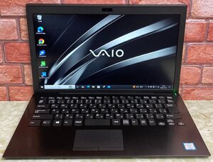 1円～ ●SONY VAIO Pro PG / Core i7 8550U (1.80GHz) / メモリ 8GB / NVMe SSD 512GB / 13.3型 フルHD (1920×1080) / Win10 Pro 64bit