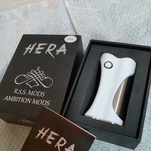 HERA R.S.S. MODS AMBITION MODS ホワイト　白 white VAPE ベイプ 本体 開封済み　1218-D5-SA8