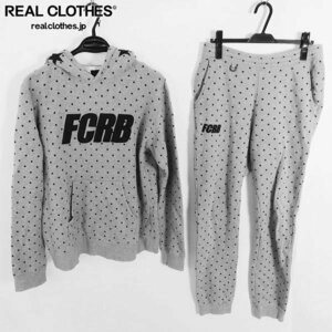 ☆F.C.Real Bristol/エフシーレアルブリストル ドット スウェットパーカー/パンツ セットアップ FCRB-156023/FCRB-156025 L /080