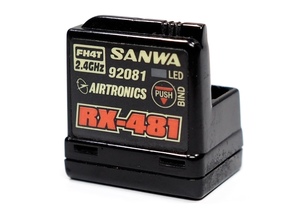 【ゆうパケット3cm/同梱不可】サンワ RX-481 2.4GHz受信機