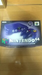 美品 任天堂 ニンテンドー64 NINTENDO64 ミッドナイトブルー NUS-001 本体 セット 箱 説明書あり