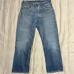 46モデル 40s Levis501XX 片面 大戦生地 デニム リーバイス オリジナル ビンテージ / 大戦 47モデル 革パッチ 506XX 507XX BIGEビッグE