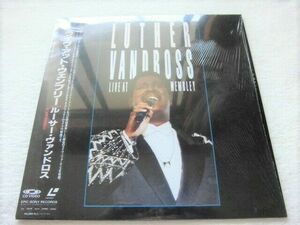 美品放出！国内盤帯付 / Luther Vandross / Live At Wembley 1988-1989 /「Never Too Much」他全11曲収録ライヴ / ESLU74 NTSC 80MIN 1989