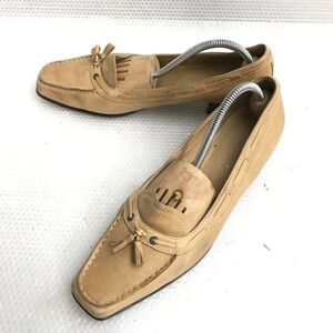 日本製★REGAL/リーガル★タッセルローファー/パンプス【size:25/beige/ベージュ】pumps/Shoes/high heels◆E-123