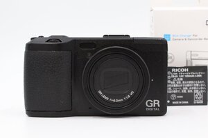 ＜＜新品充電器（社外品）付き！！＞＞【美品】RICOH リコー デジタルカメラ GR DIGITAL IV 175720 ブラック #LE2024706