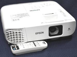 1円スタート 使用時間 162H(使用時間短) EPSON エプソン EB-970 (4000lm/15000:1 XGA) H865D ビジネスプロジェクター リモコン付 (管:PJ00