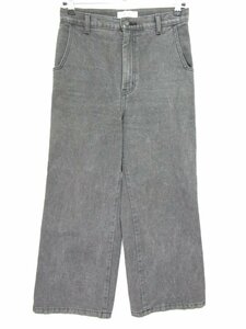 【送料込】 RIM.ARK リムアーク デニム・ジーンズ グレー 無地 コットン 綿 Low waist straight denim 460ESL11-0020 size38 M/958602