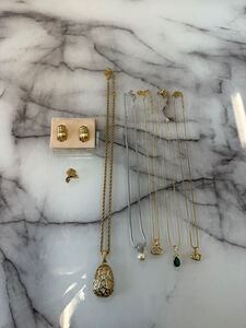 管理番号U389 Dior/Yves Saint Laurent ネックレス イヤリング ペンダント クリスチャンディオール サンローラン アクセサリー