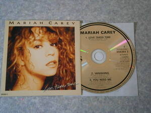 SINGLE UK CD/マライア・キャリー MARIAH CAREY LOVE TAKES TIME 紙ジャケ CBS (656364 2)