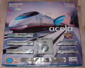 Bachmann N Acela E-Z Track System DCC仕様　線路＆ACアダプター付きプレイセット　新古品