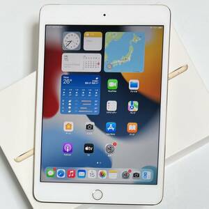 Apple SIMフリー iPad mini 4 ゴールド 128GB MK782J/A Wi-Fi+Cellular アクティベーションロック解除済