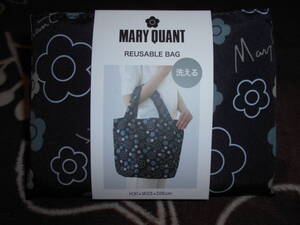 ☆新品・未使用品　マリークワント　MARY QUANT　エコバッグ　マイバッグ　トートバッグ　ハンドバッグ　ブラック　大☆