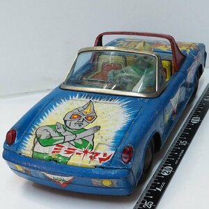 タカトク【ミラーマン オープンカー SGM ポルシェ914 フリクション動作確認済】ブリキ自動車 当時物TIN TOY■TT Takatoku【中古】0850