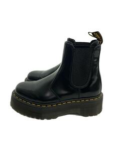 Dr.Martens◆2976 Quad Chelsea Boots/サイドゴアブーツ/UK5/BLK/レザー/24687001