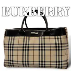 BURBERRY A4収納 ノバチェック レディース トートバッグ 8631