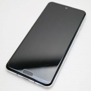 美品 SHV44 AQUOS R3 プラチナホワイト スマホ 本体 白ロム 中古 あすつく 土日祝発送OK SIMロック解除済み