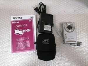 説明書付き PENTAX Optio V207765E7