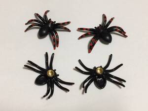 エアバルブキャップ 蜘蛛 クモ 【4個】 エアーバルブ 空気キャップ おもしろ スパイダー spider タランチュラ ダミー ドッキリ JDM USDM