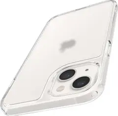 Spigen iPhone13 ケース ストラップホール付き 半透明 マット感