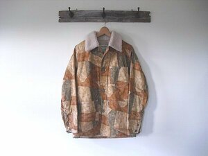 Patchwork Print Boa Coverall（Warehouse）ウエアハウス　パッチワークプリント　ボア　希少　Lee outerwear　絶版　デッドストック　新品