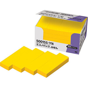 3M Post-it ポストイット エコノパック強粘着ふせん 3M-5001SS-YN /l