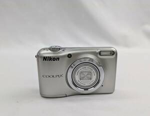 【美品】Nikon COOLPIX A10 動作確認済 光学機器 シルバー 光学5倍ズーム 1614万画素 ニコン クールピクス カメラ 22j-7-2