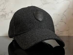 【未使用品】27QD★TOMMY HILFIGER トミー・ヒルフィガ－ キャップ 帽子 CAP 限定1個！高級感のあるブラックの縞柄デザイン《FREEサイズ》