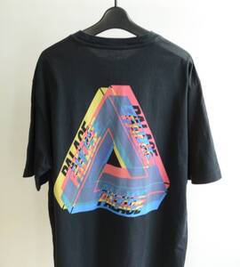 美used palace skateboards Tシャツ 黒 size XL　パレス