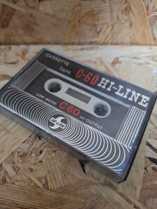 《送料無料！》希少！Hi-Line/CASSETTE TAPE C-60 HI-LINE/レトロカセットテープ。